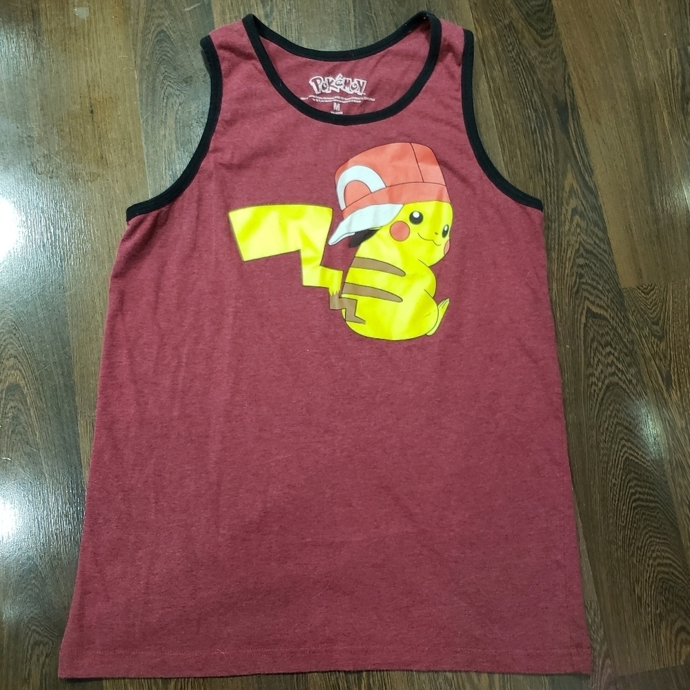 Pokemon Pikachu Sleeveless Tank Top | Men's Size M